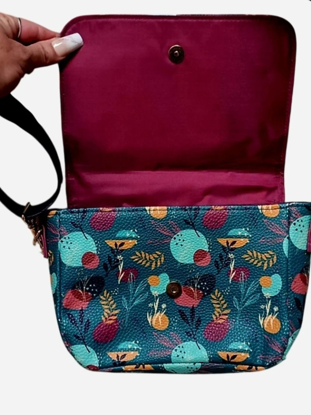 Disney Exclusive Frozen Illustrated Crossbody Bag - Picture 5 of 6